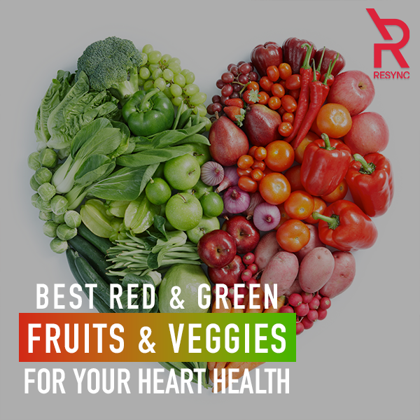 American Heart Month - Best Red & Green Fruits & Veggies 