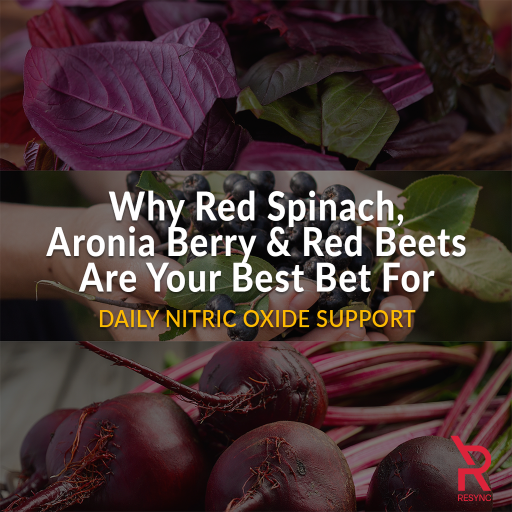 Why Red Spinach, Aronia Berry, And Red Beets Are Your Best Bet For Daily Nitric Oxide Support.