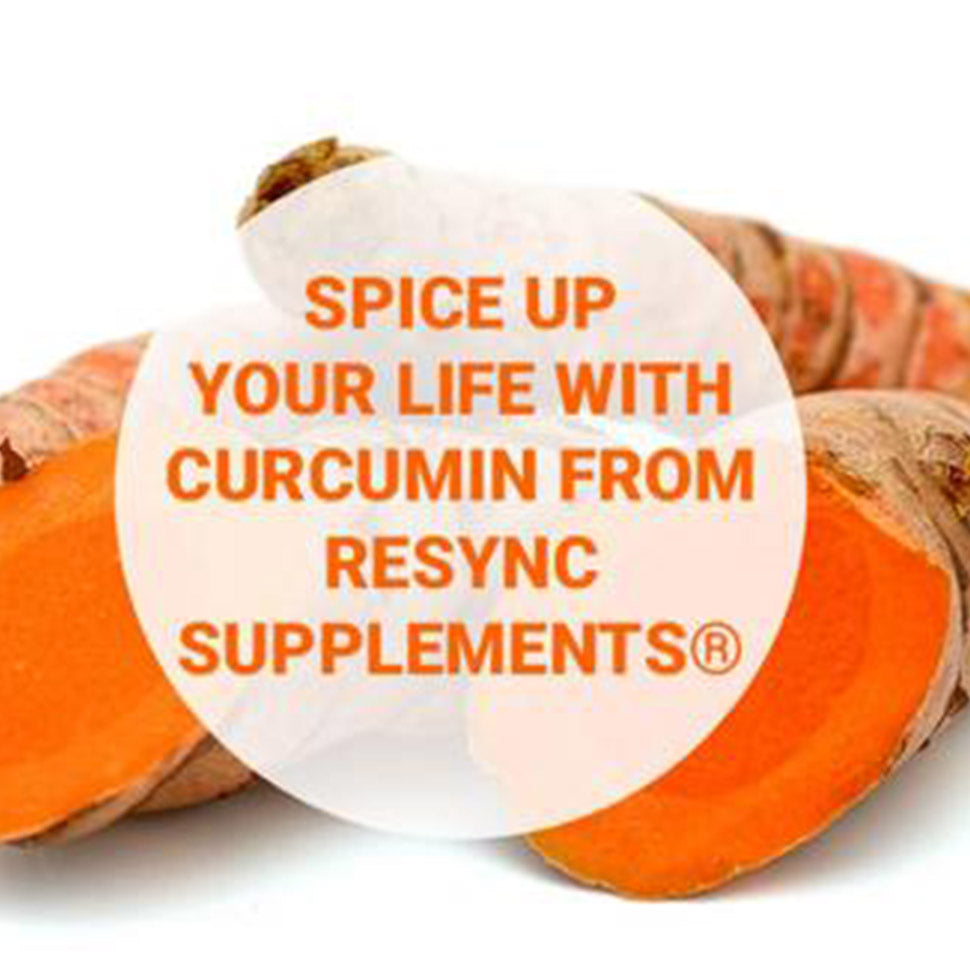 Spice up your life with Curcumin from Resync Supplements®