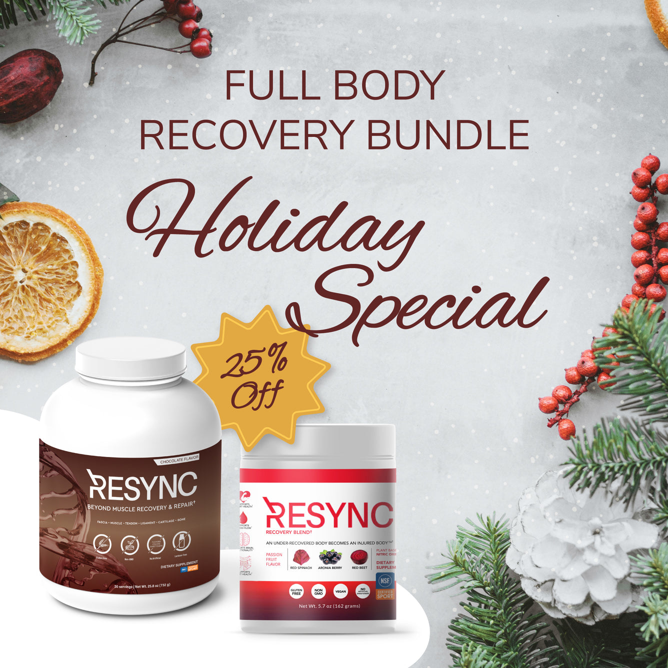 Recovery Blend and Beyond Muscle Recovery & Repair - Bundle – Resync