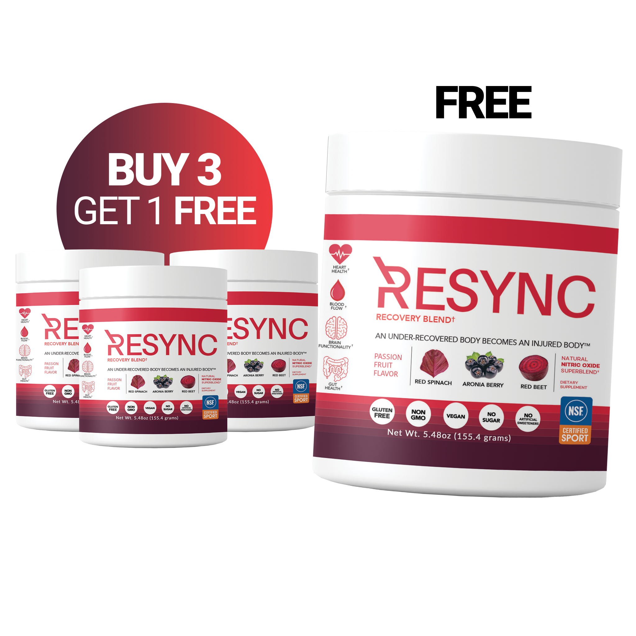 Resync Recovery Buy 3 Get 1 Free Resync